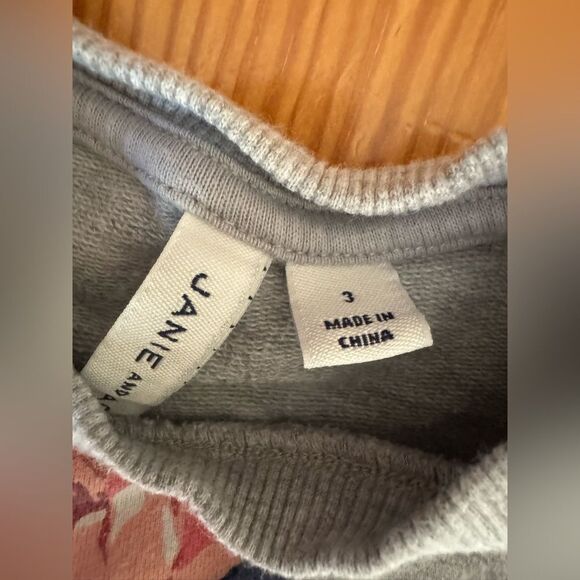 Janie and Jack Floral Sweatshirt - Picture 3 of 3